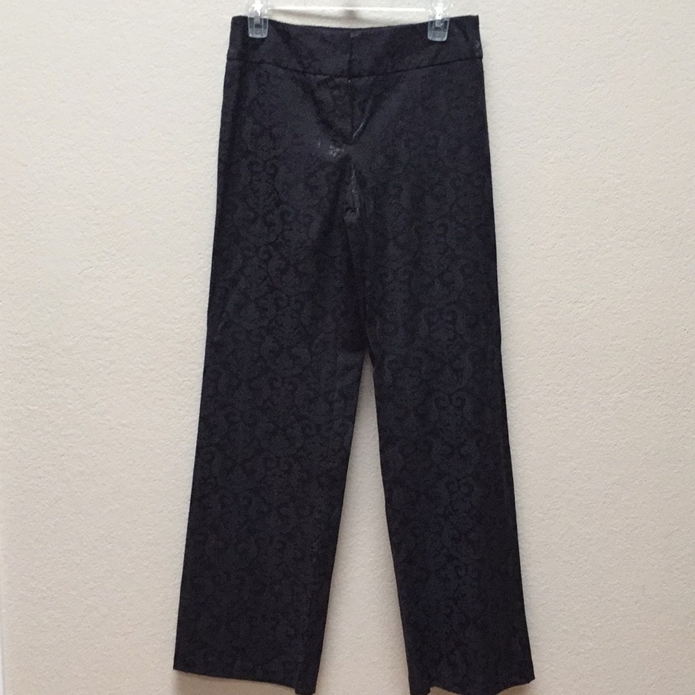 Apt 9 black pattern Women’s dress pants size 6